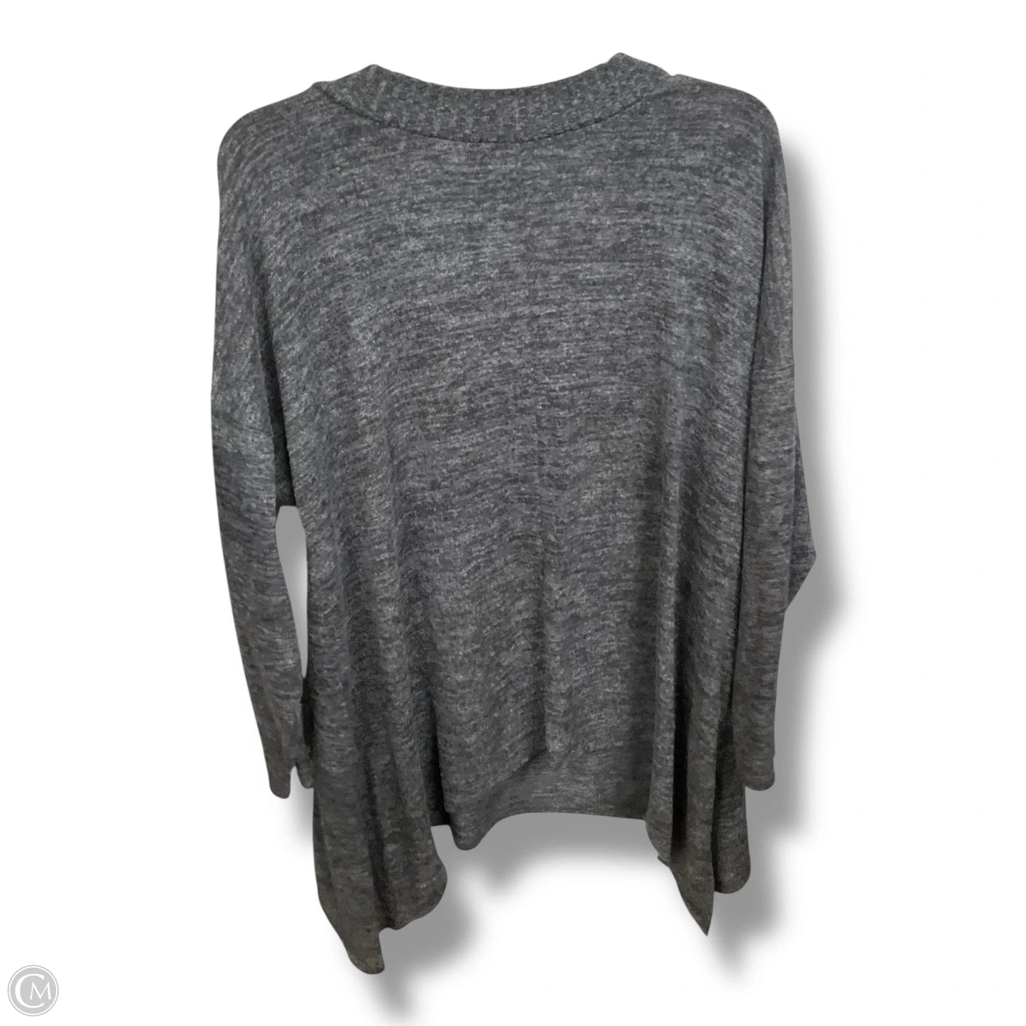 Top Long Sleeve By Torrid In Grey, Size: 2x