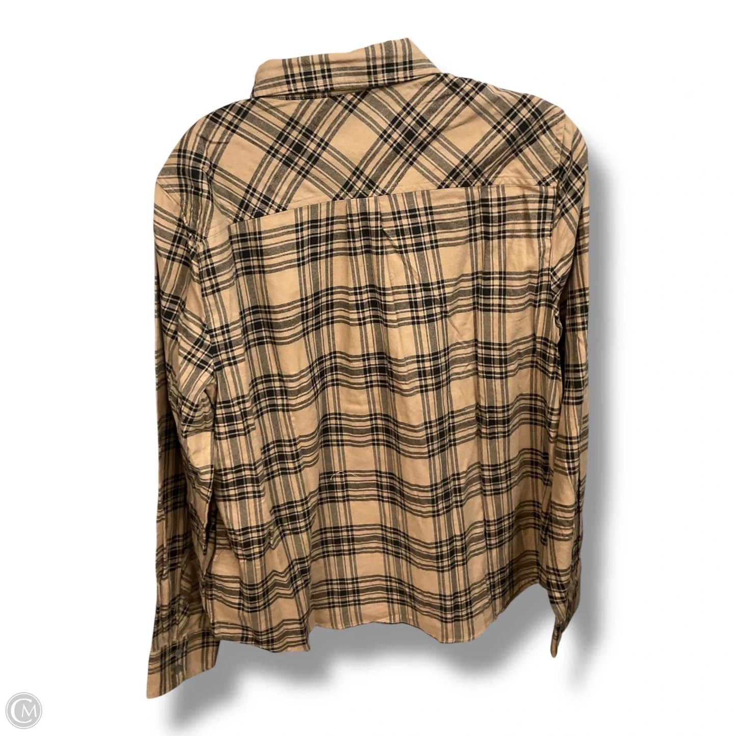 Top Long Sleeve By J. Crew In Tan, Size: L