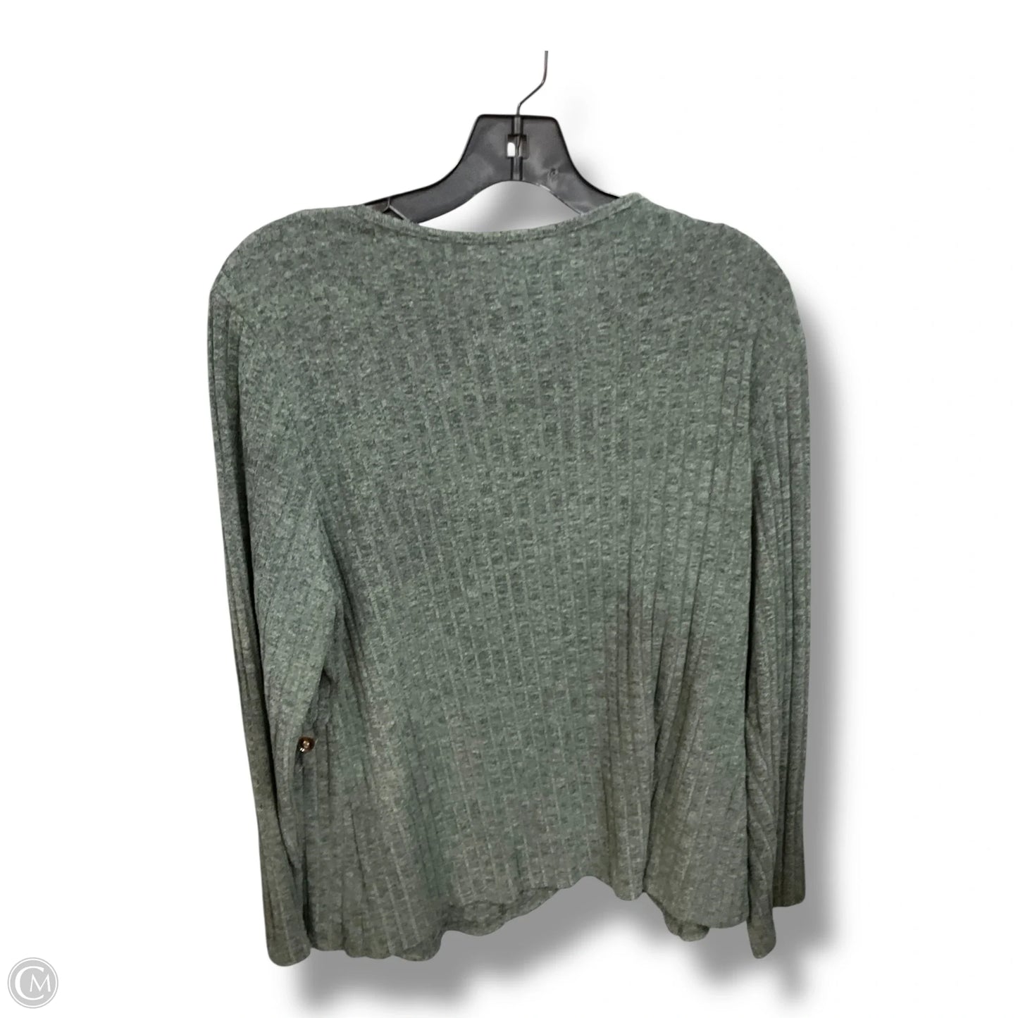 Top Long Sleeve By Clothes Mentor In Green, Size: Xl