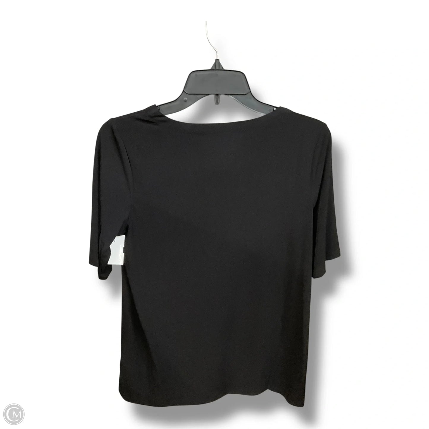 Top Short Sleeve By Susan Graver In Black, Size: S