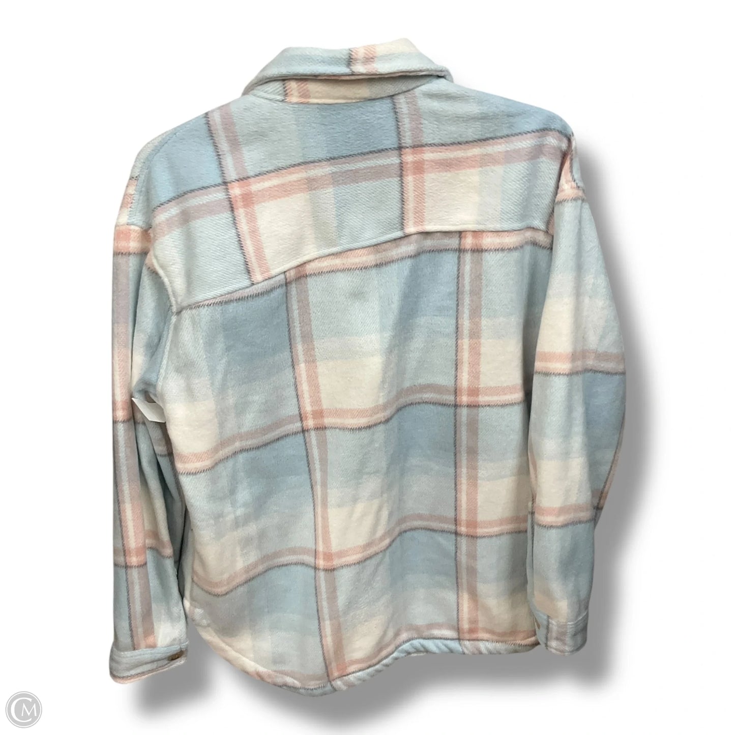 Jacket Shirt By Members Mark In Blue, Size: M