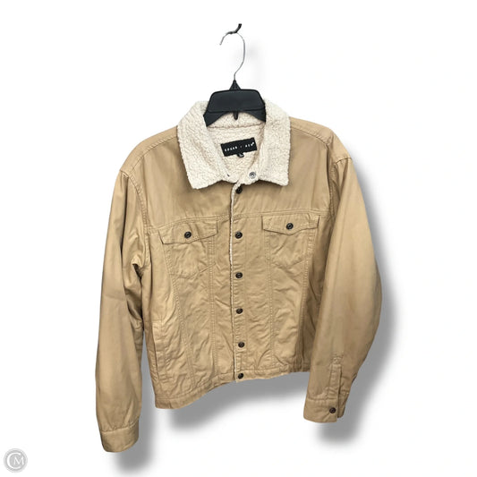 Jacket Other By Clothes Mentor In Tan, Size: L