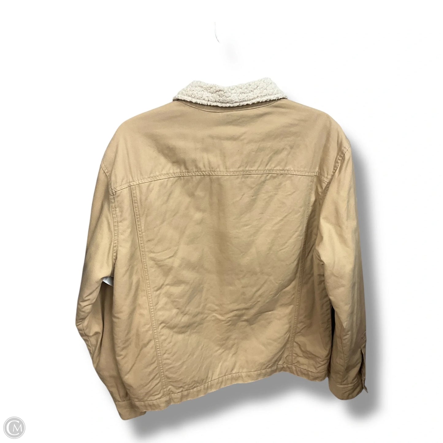 Jacket Other By Clothes Mentor In Tan, Size: L