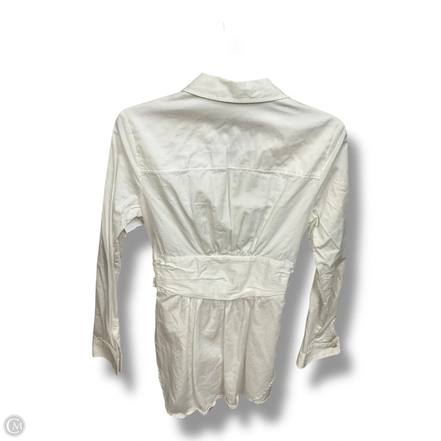 Top Long Sleeve By Anthropologie In White, Size: S