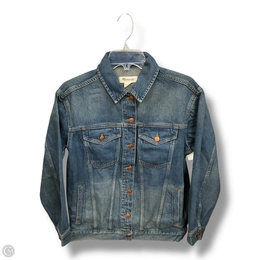 Jacket Denim By Madewell In Blue Denim, Size: S