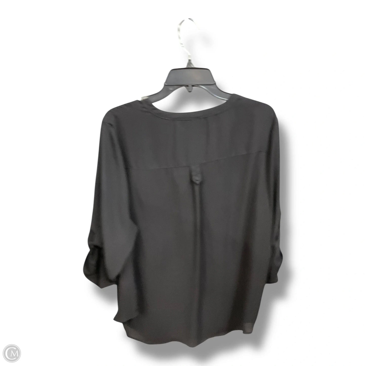 Blouse 3/4 Sleeve By Torrid In Black, Size: 1x