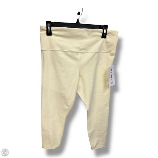 Athletic Capris By Athleta In Yellow, Size: L