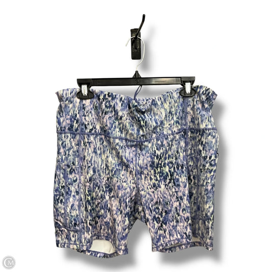 Athletic Shorts By Athleta In Purple, Size: 2x