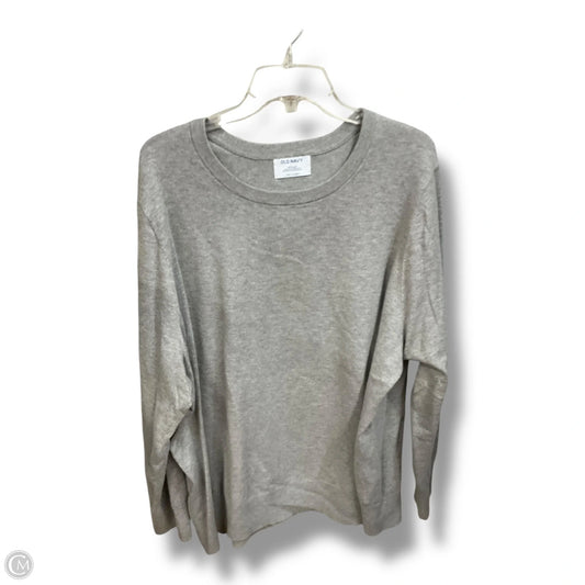Top Long Sleeve By Old Navy In Grey, Size: 4x