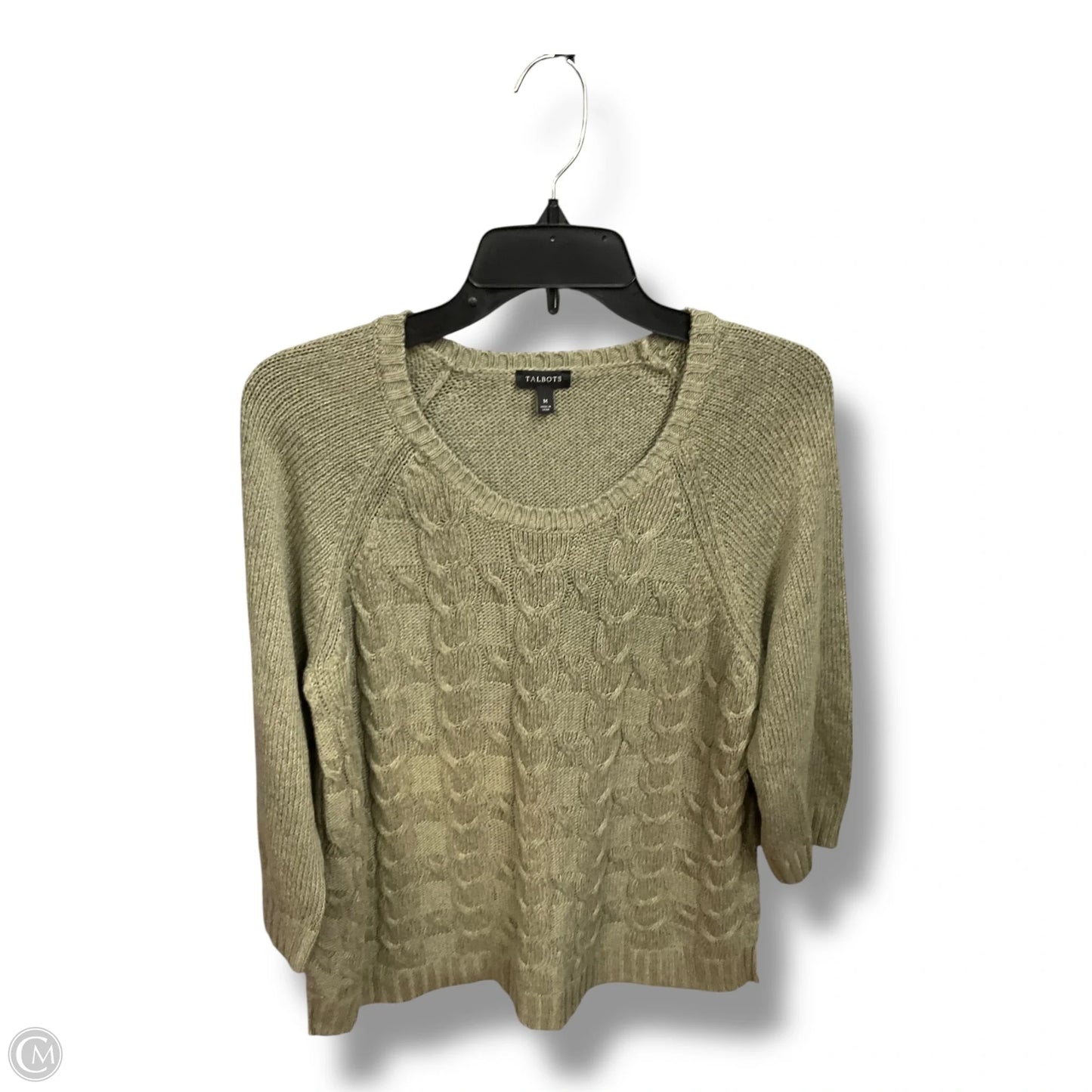 Sweater By Talbots In Green, Size: M