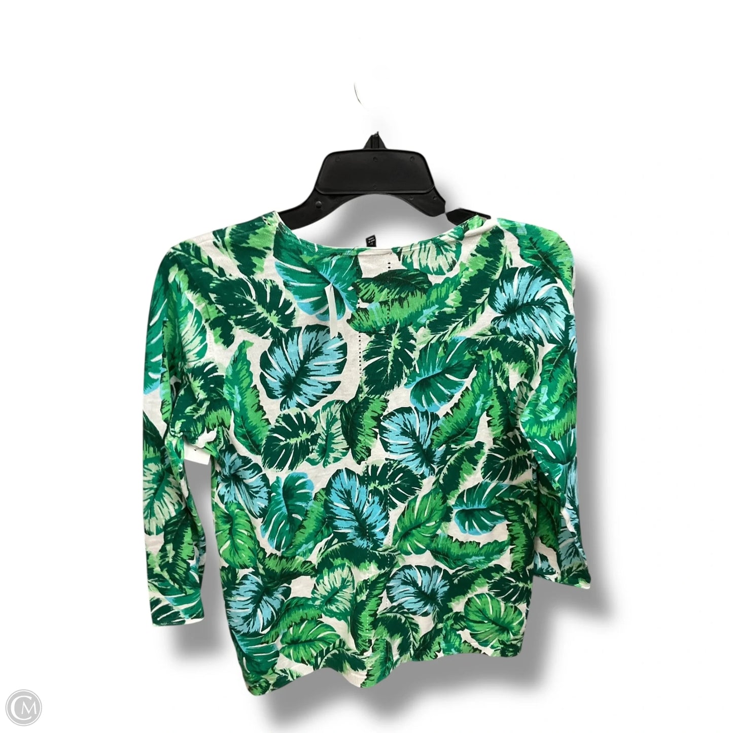 Top Long Sleeve By Talbots In Green, Size: Sp