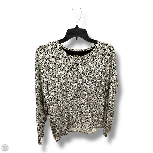 Top Long Sleeve By Clothes Mentor In Floral Print, Size: Xl