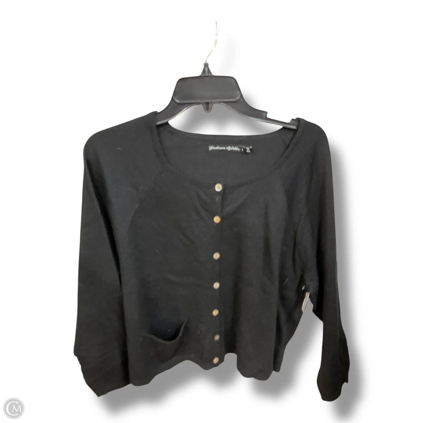 Cardigan By Clothes Mentor In Black, Size: L