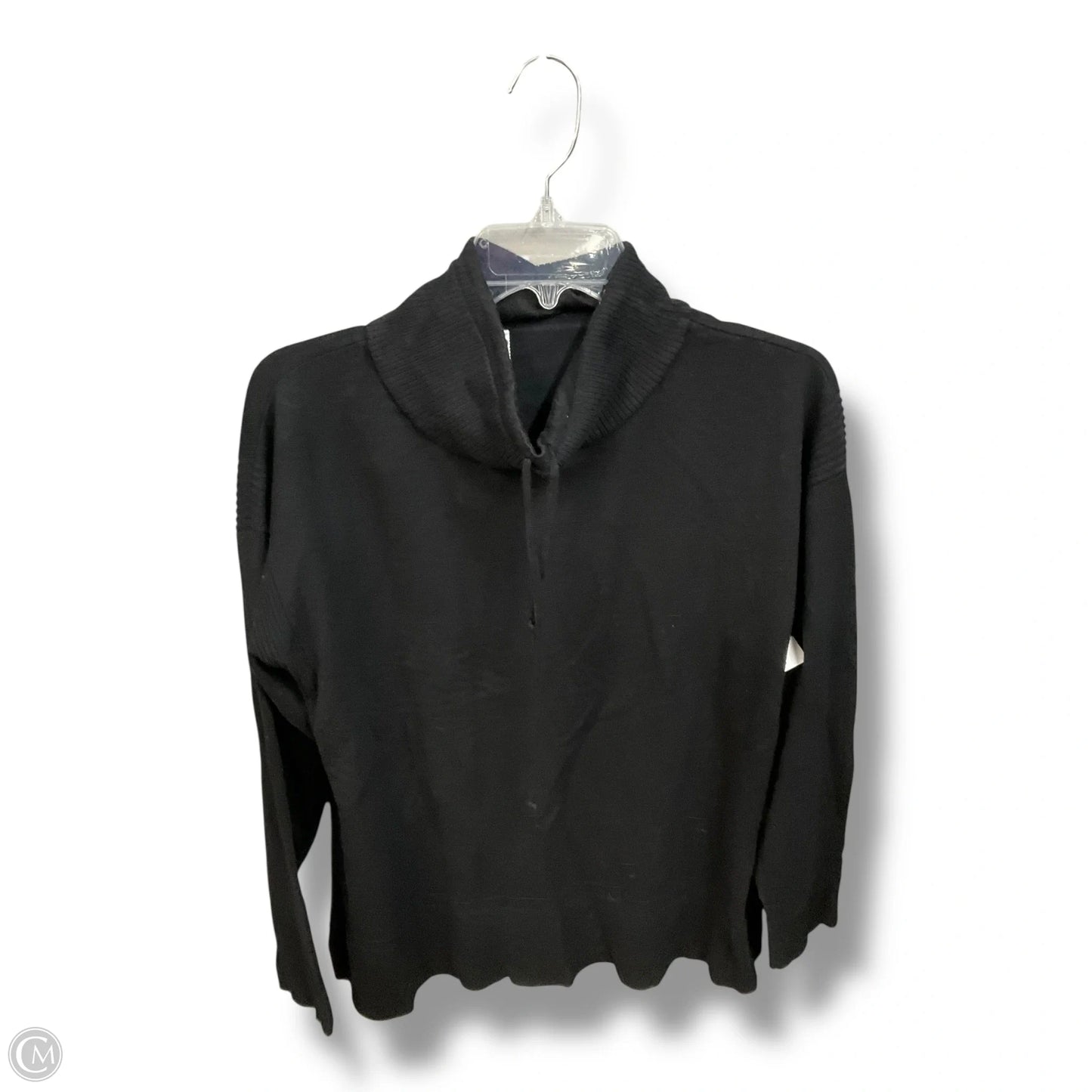 Top Long Sleeve By Leo And Nicole In Black, Size: Lp