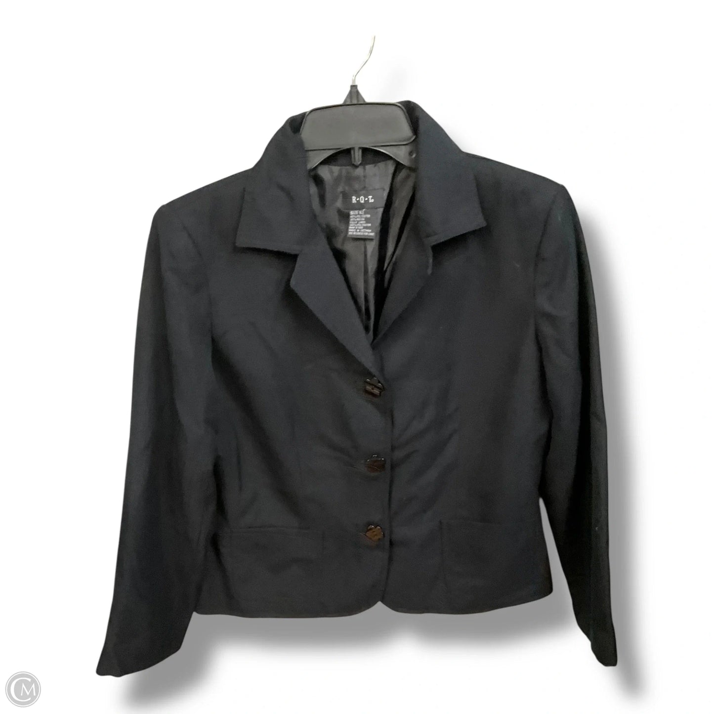Blazer By Clothes Mentor In Black, Size: M