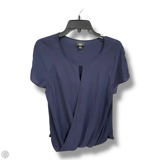 Top Short Sleeve By Mossimo In Blue, Size: Xl