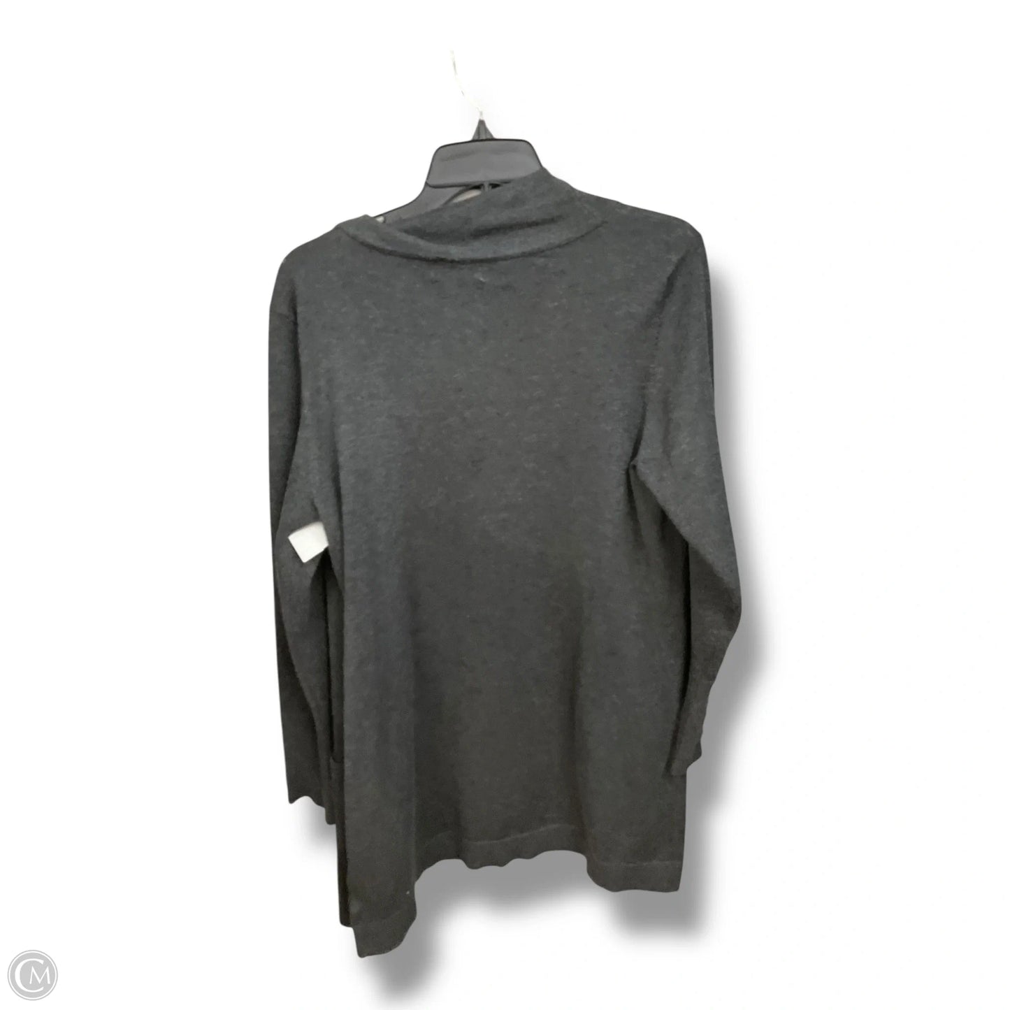 Cardigan By Jm Collections In Grey, Size: M