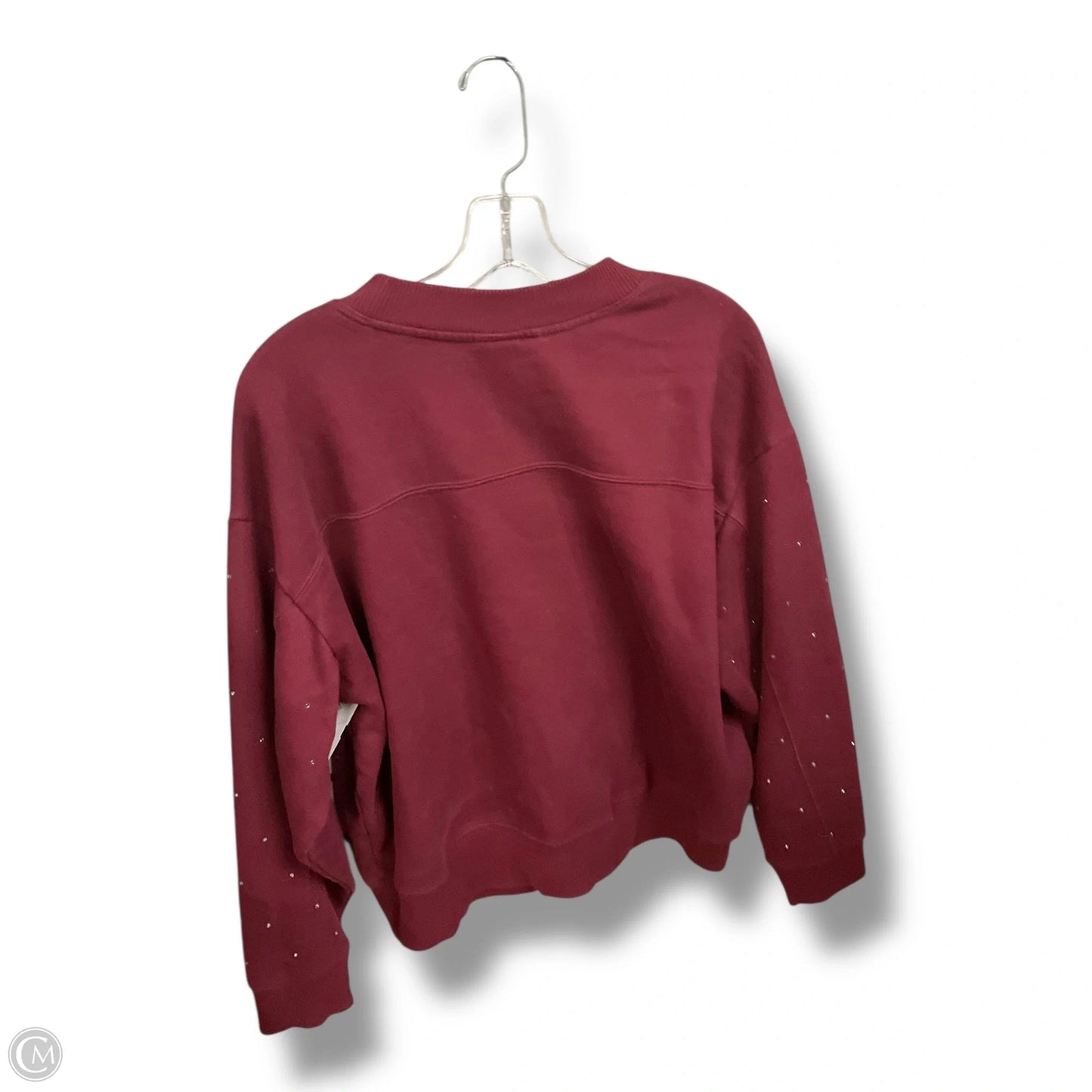 Sweatshirt Collar By A New Day In Maroon, Size: Xl