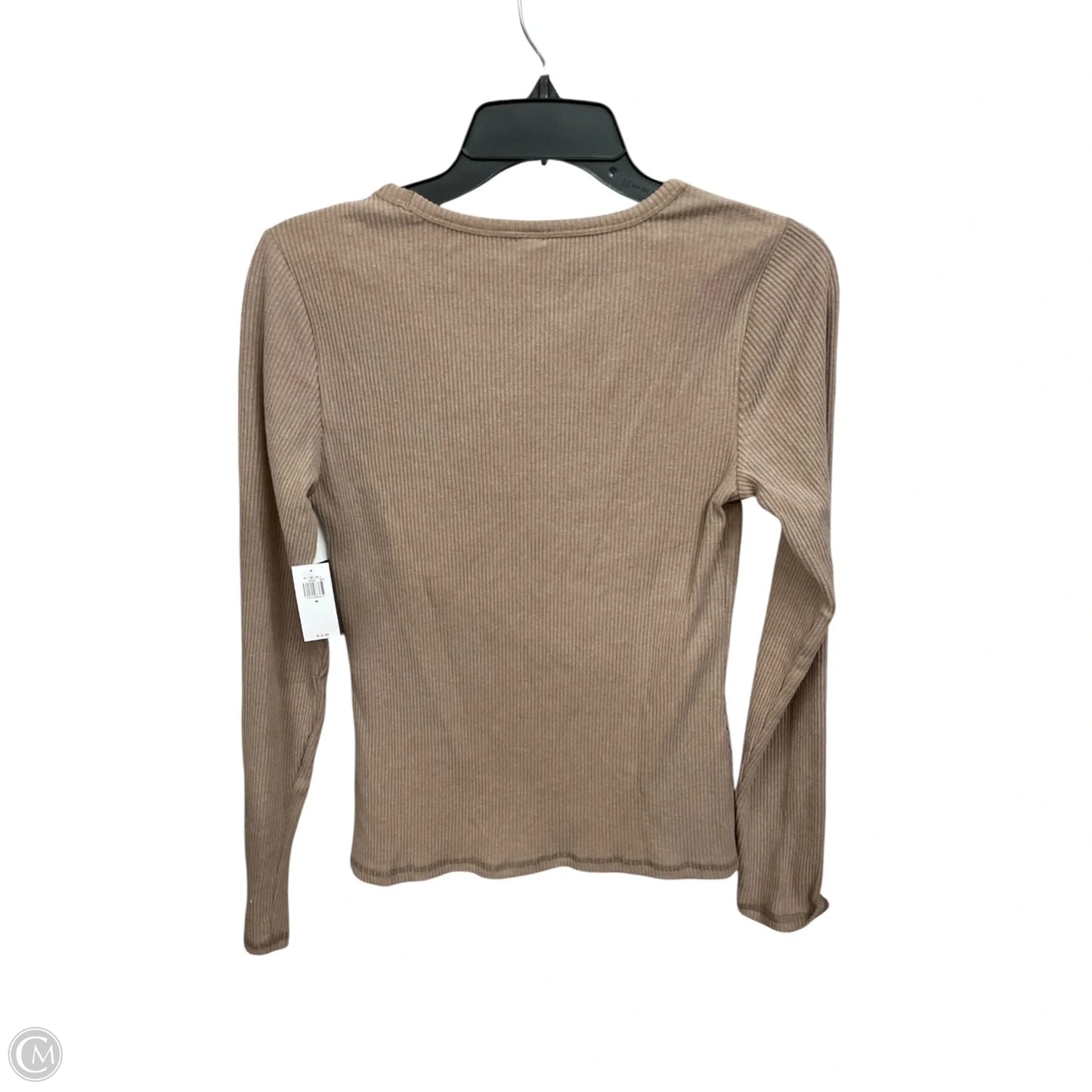 Top Long Sleeve By Old Navy In Brown, Size: M