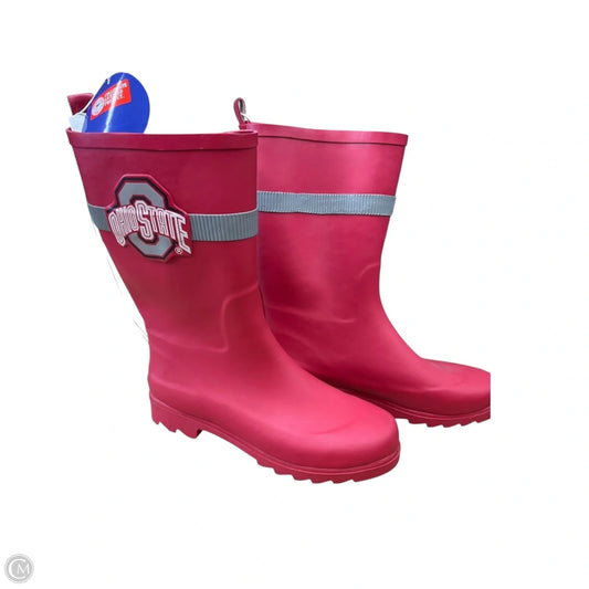 Boots Rain By Clothes Mentor In Red, Size: 10