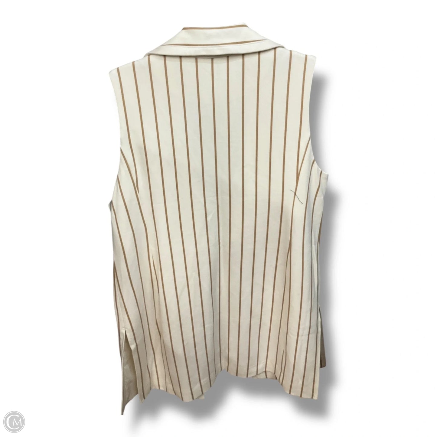 Vest Other By Chicos In Striped Pattern, Size: Lp