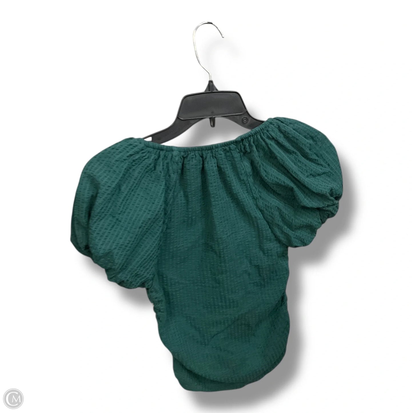 Top Short Sleeve By Loft In Grey, Size: S