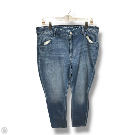 Jeans Straight By Old Navy In Blue Denim, Size: 16