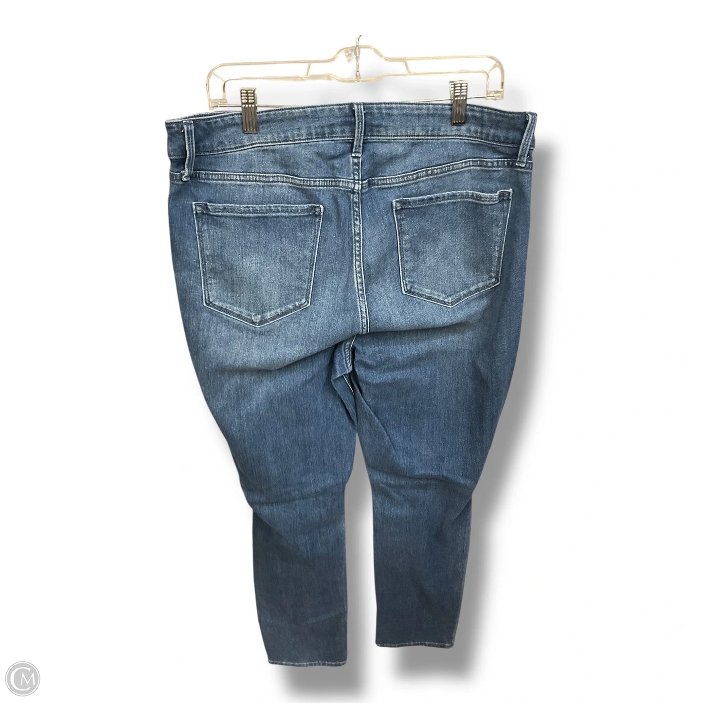 Jeans Straight By Old Navy In Blue Denim, Size: 16