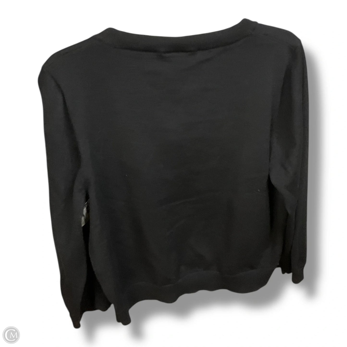 Cardigan By Nina Leonard In Black, Size: Xl