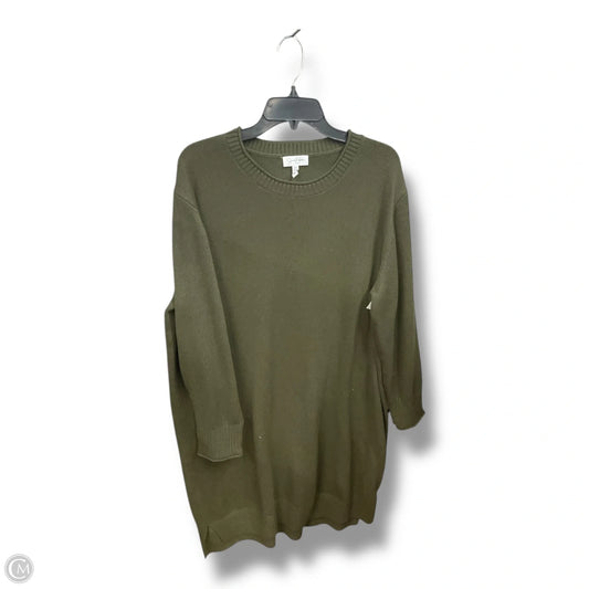 Dress Sweater By Jessica Simpson In Green, Size: Xxl