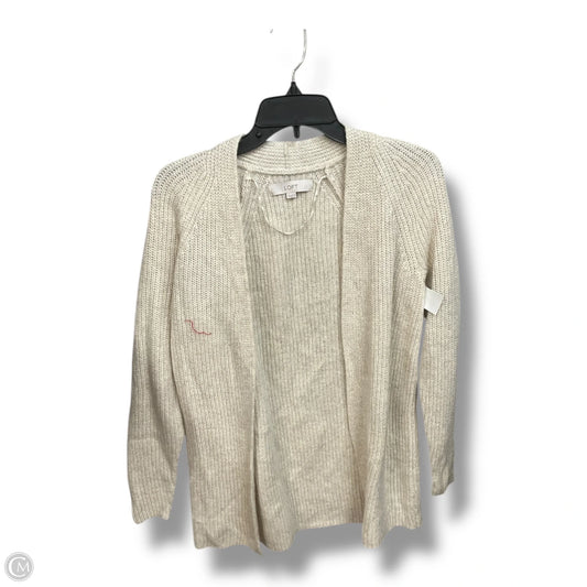 Cardigan By Loft In Tan, Size: Xs
