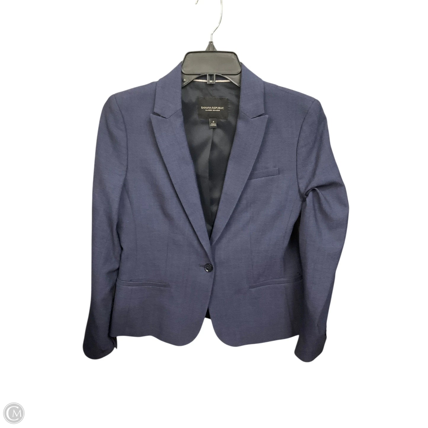 Blazer By Banana Republic In Blue, Size: S