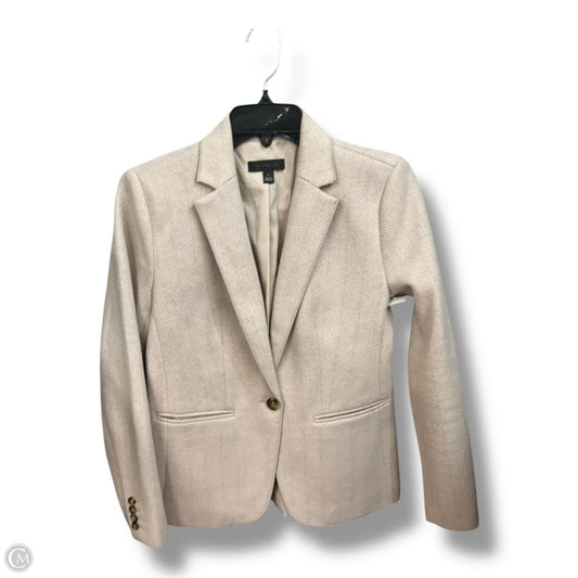 Blazer By Ann Taylor In Tan, Size: Xs