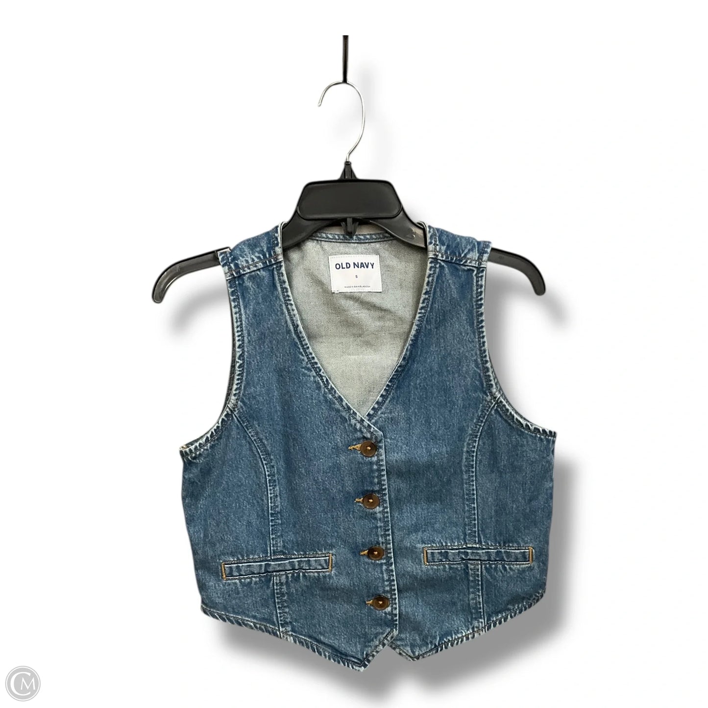 Vest Other By Old Navy In Blue Denim, Size: S