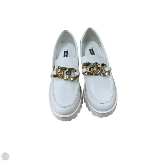 Shoes Heels Block By Nine West In White, Size: 6.5