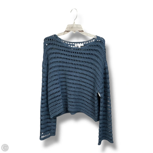 Top Long Sleeve By Dr2 In Blue, Size: M