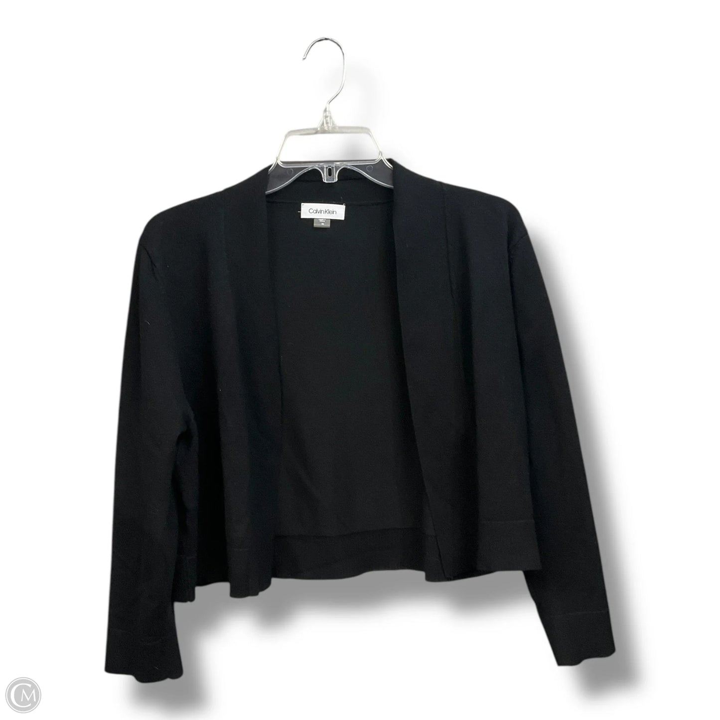 Cardigan By Calvin Klein In Black, Size: Xl