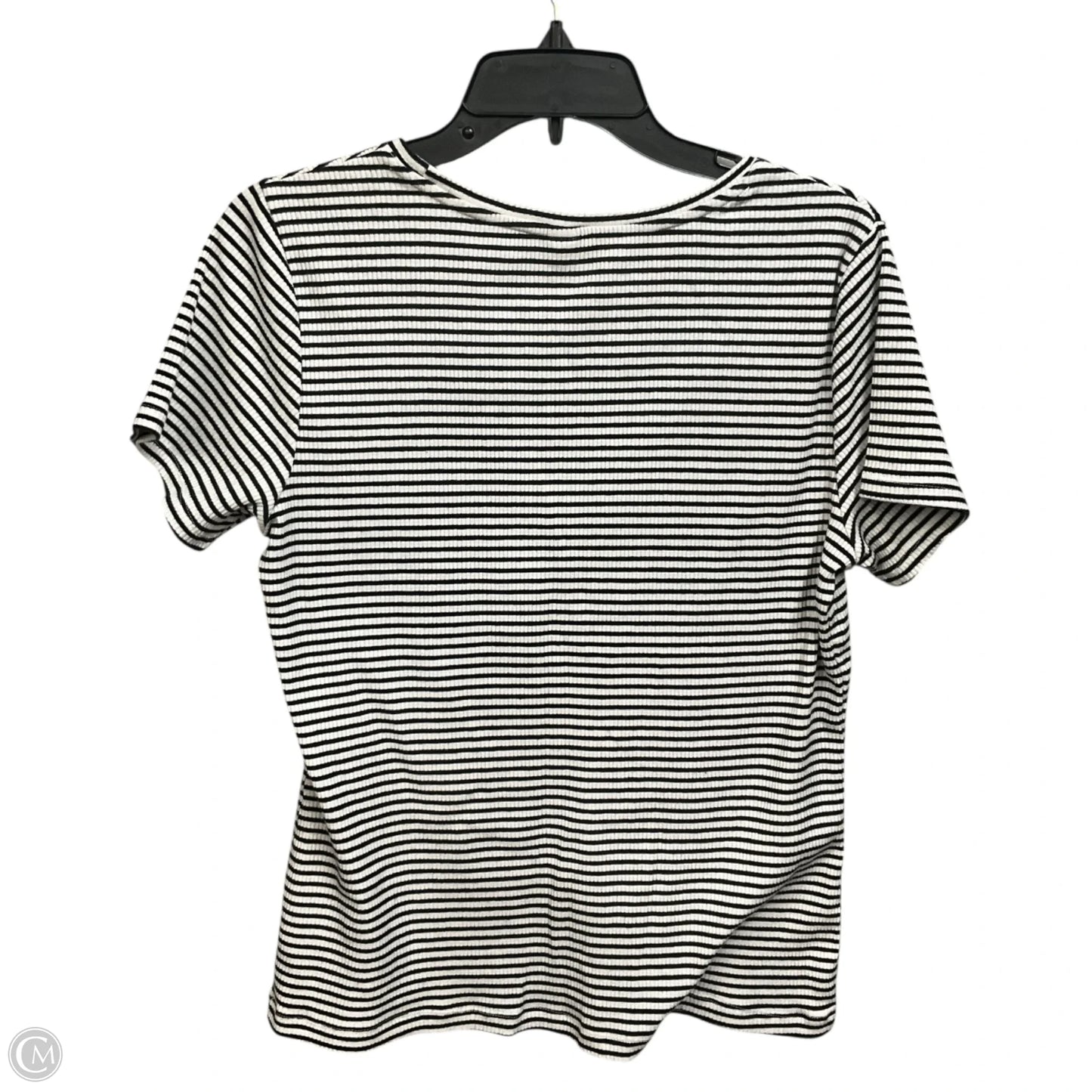 Top Short Sleeve By Old Navy In Striped Pattern, Size: Xl