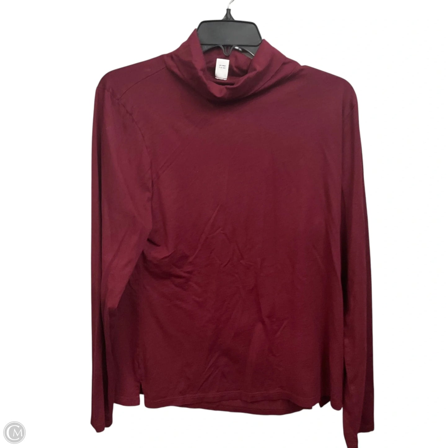 Top Long Sleeve By Old Navy In Maroon, Size: Xl