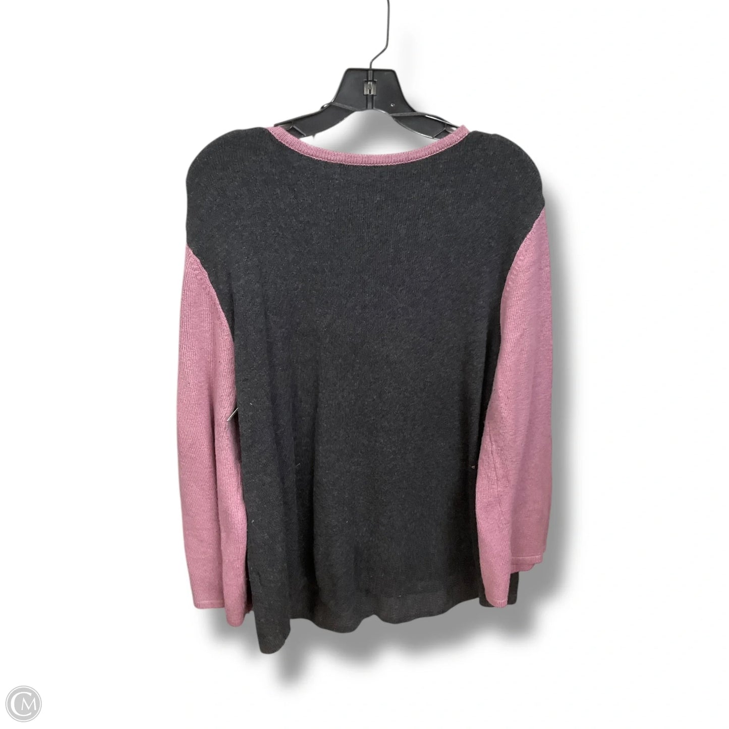 Top Long Sleeve By Style And Company In Grey & Purple, Size: Xxl