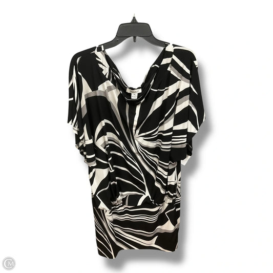 Dress Casual Midi By White House Black Market In Black & White, Size: Xl