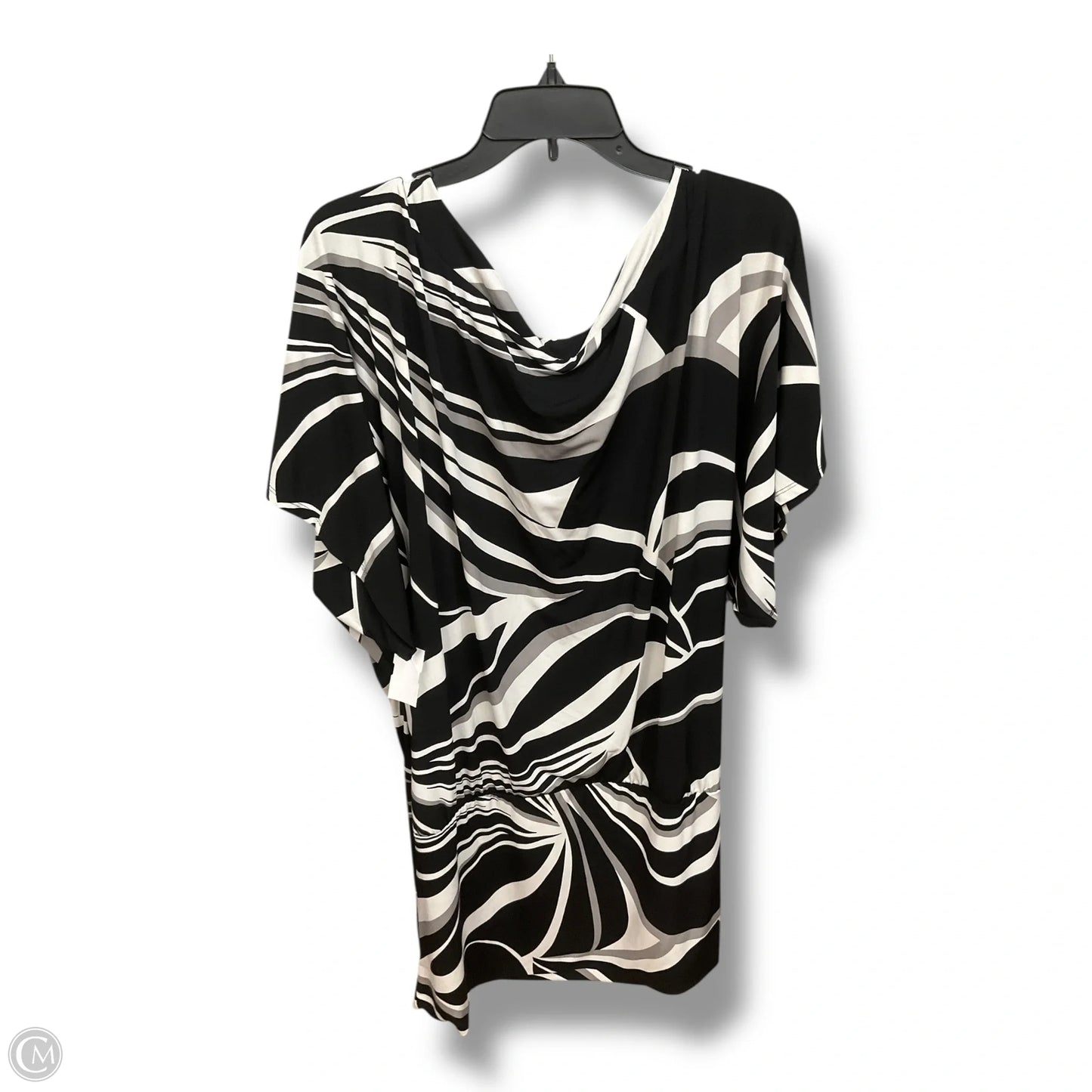 Dress Casual Midi By White House Black Market In Black & White, Size: Xl