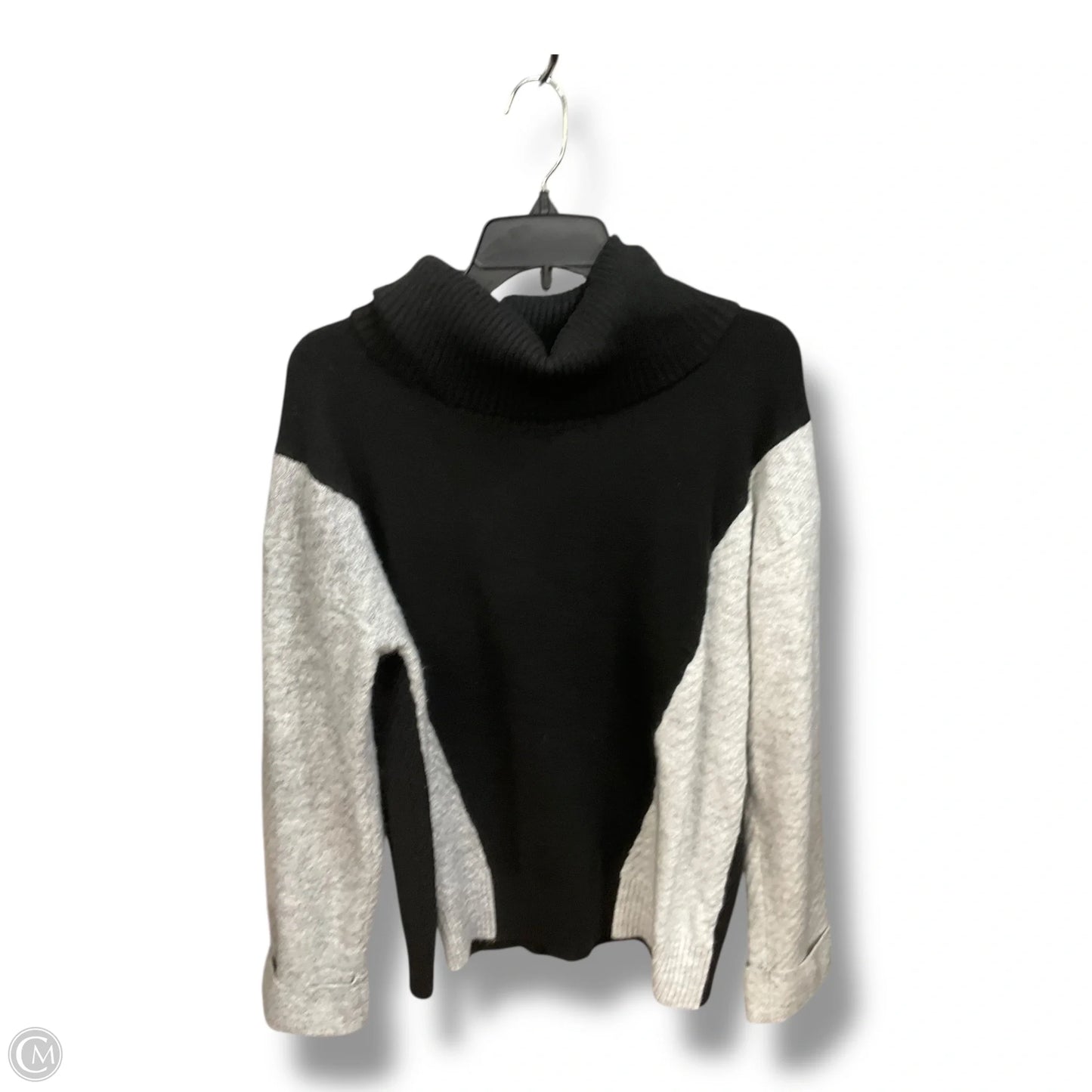 Sweater By Peyton Primrose In Black & Grey, Size: Xl