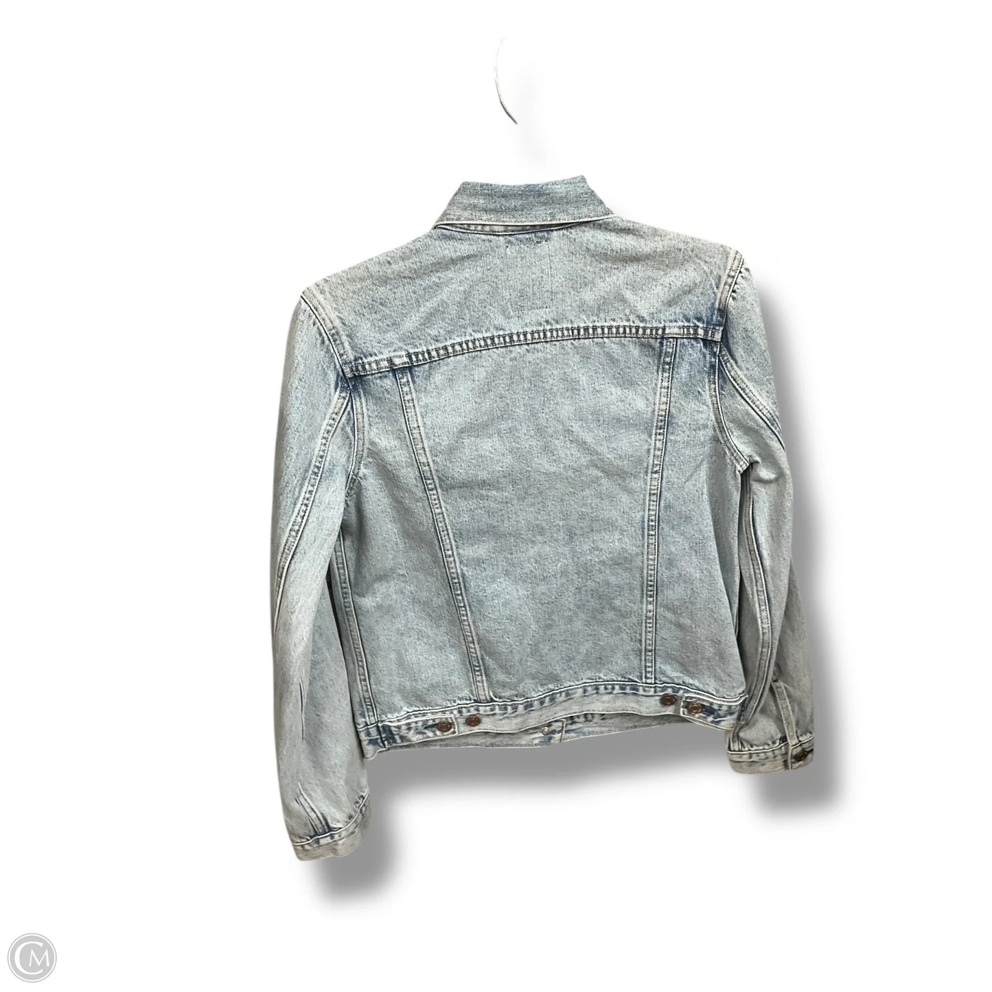 Jacket Denim By Gap In Blue Denim, Size: M