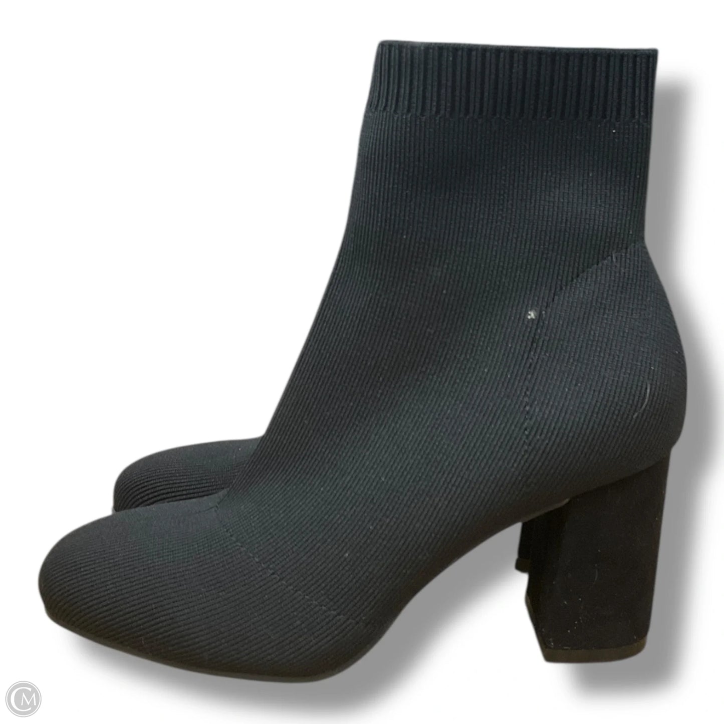 Boots Ankle Heels By Mia In Black, Size: 7