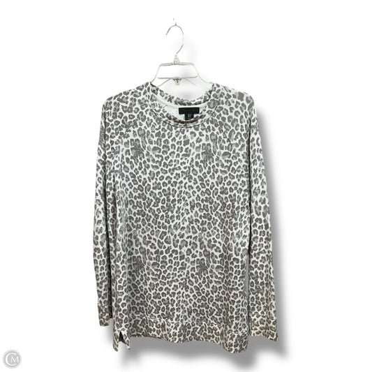 Top Long Sleeve By Tahari In Animal Print, Size: M