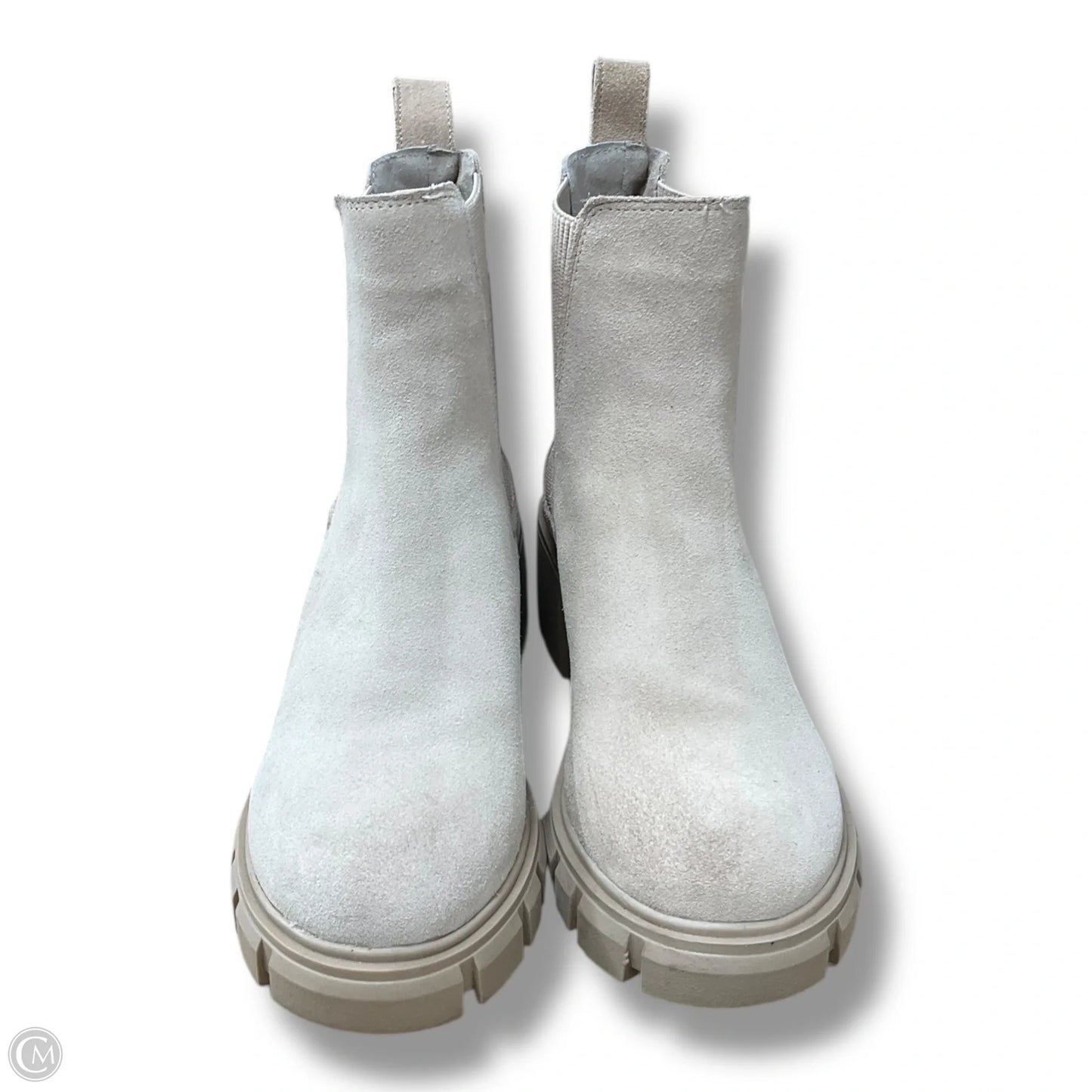 Boots Ankle Heels By Steve Madden In Tan, Size: 7