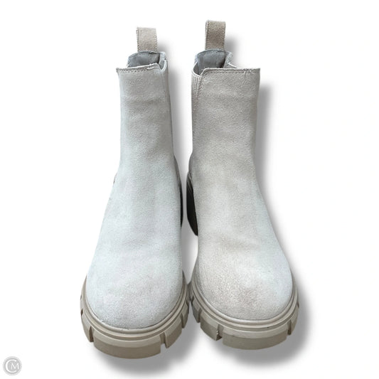 Boots Ankle Heels By Steve Madden In Tan, Size: 7