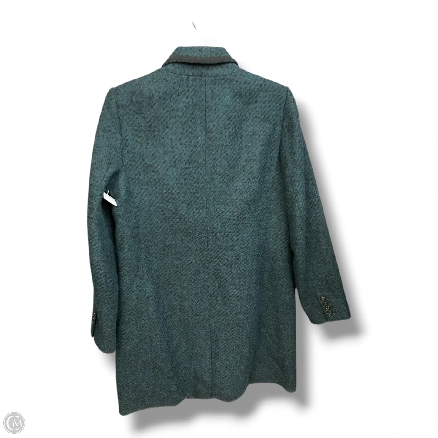 Coat Peacoat By Banana Republic In Green, Size: M