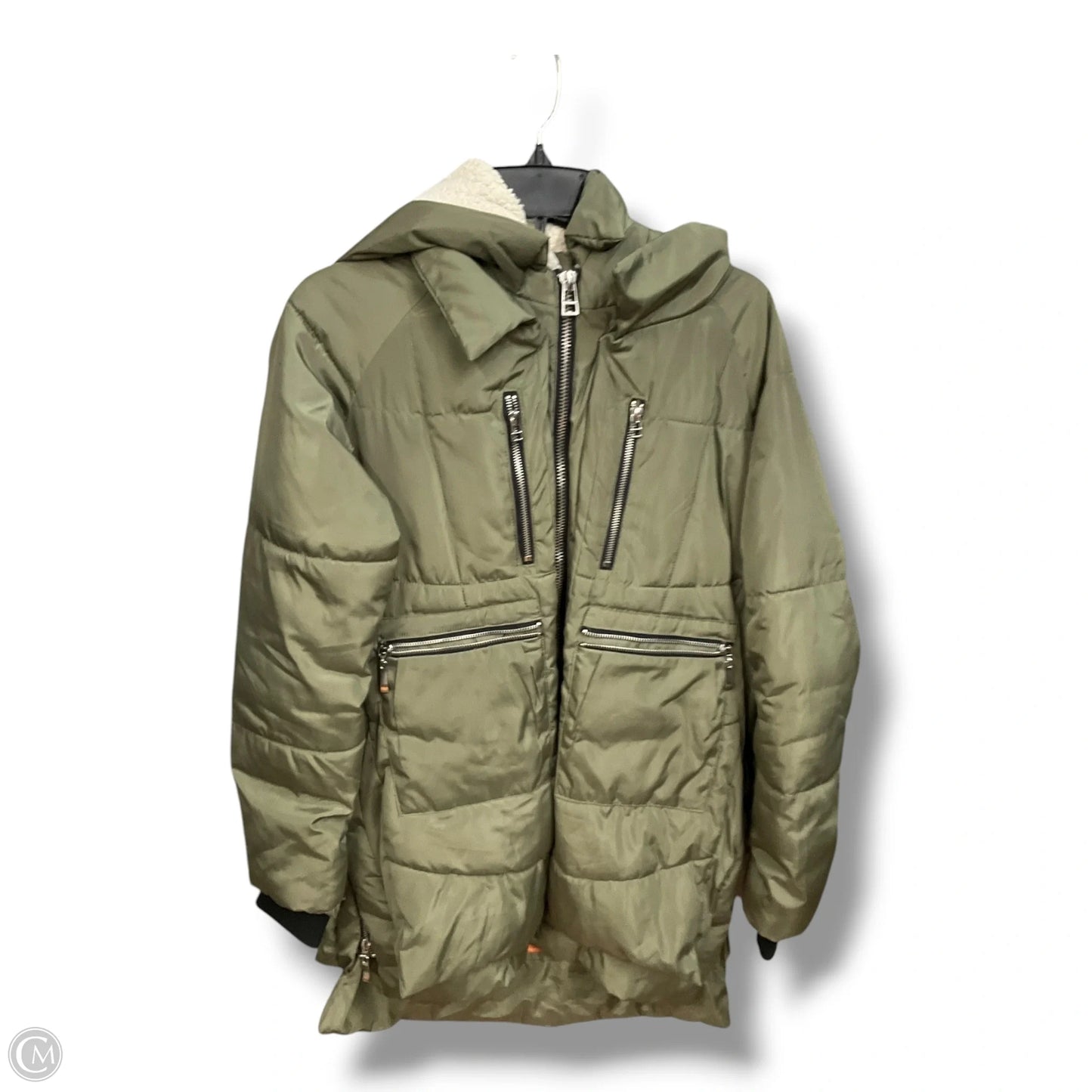 Coat Puffer & Quilted By Clothes Mentor In Grey, Size: S